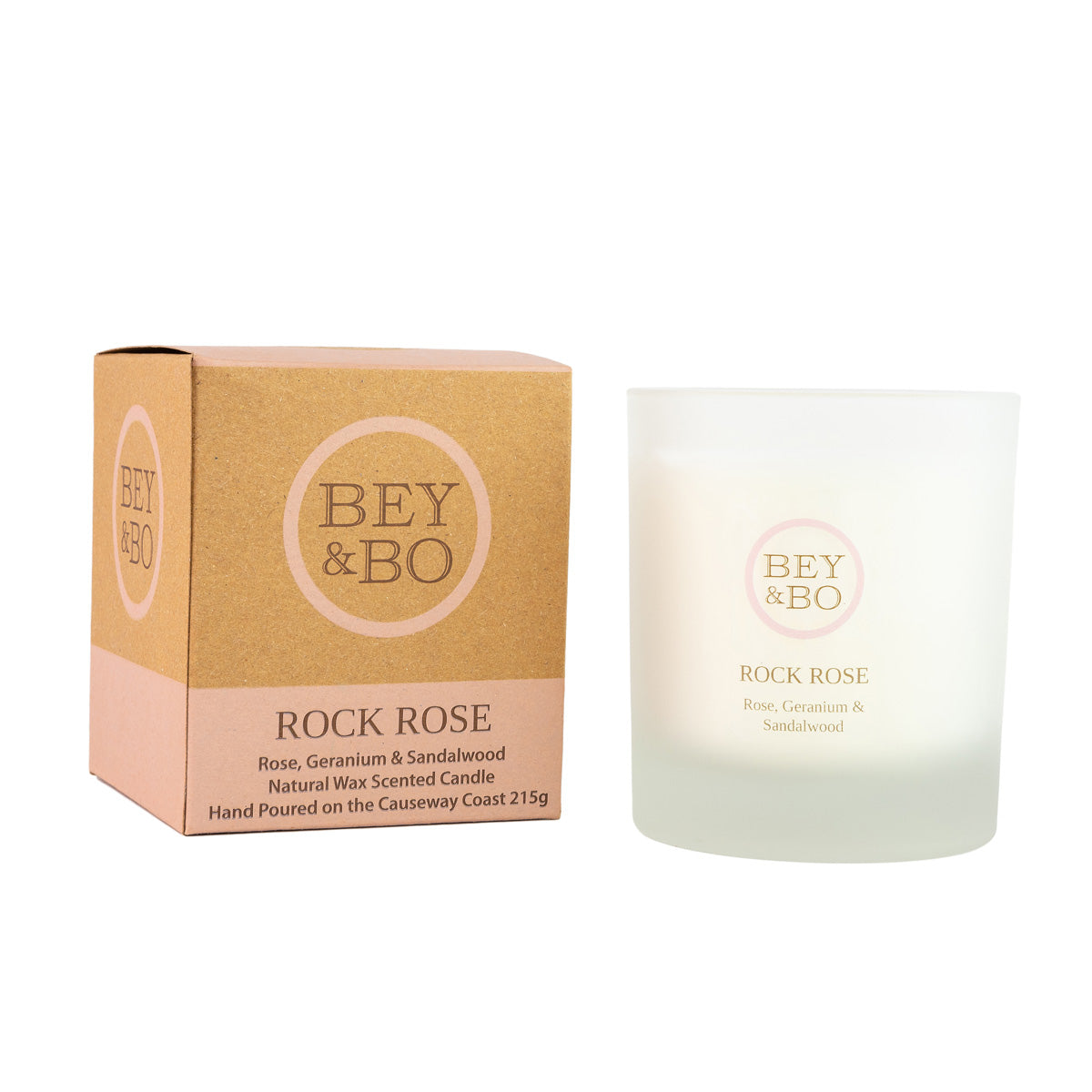 Rock Rose Natural Wax Candle