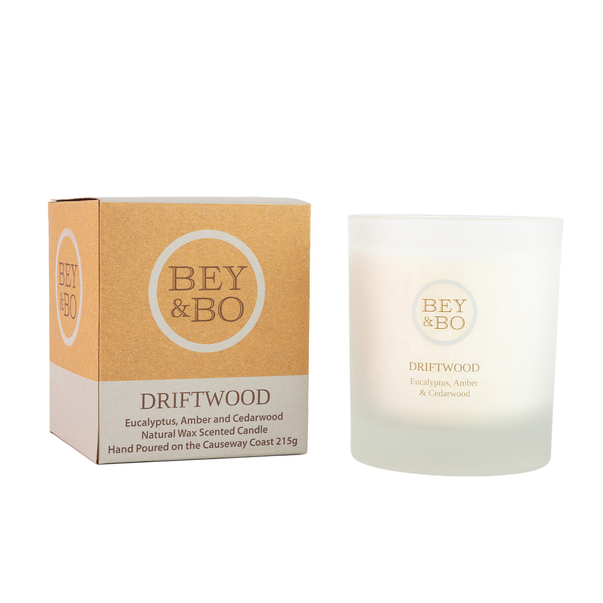 Driftwood Natural Wax Candle