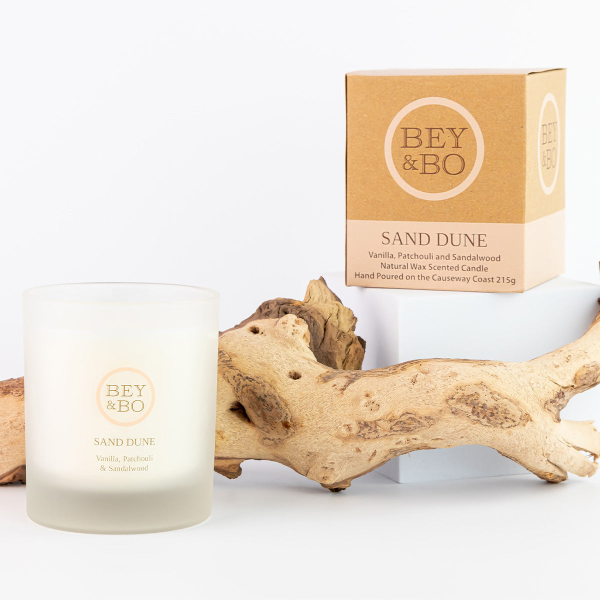 Vanilla, Patchouli & Sandalwood Candle: Sand Dune