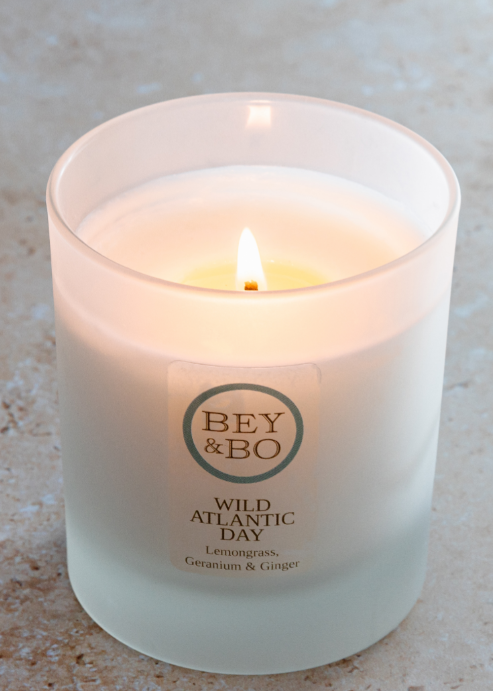 burning candle close up