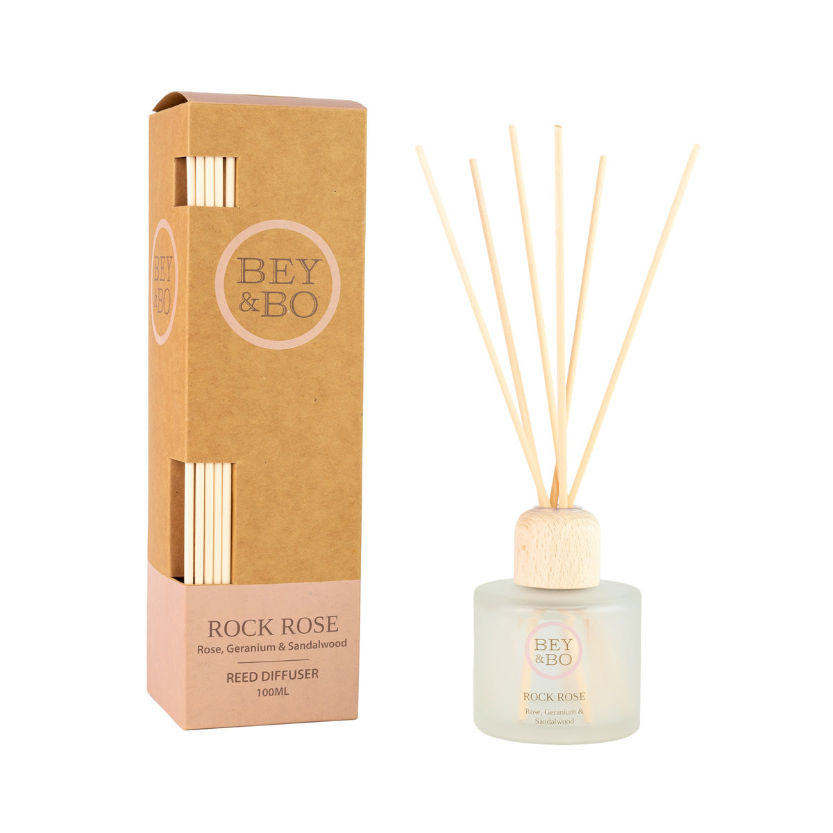 Eco-Conscious Rock Rose Reed Diffuser