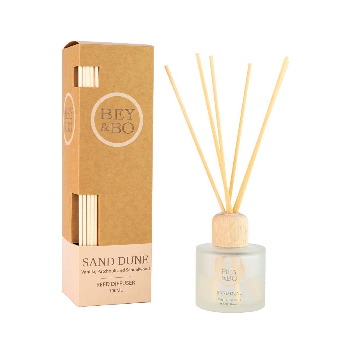 Eco-Conscious Sand Dune Reed Diffuser