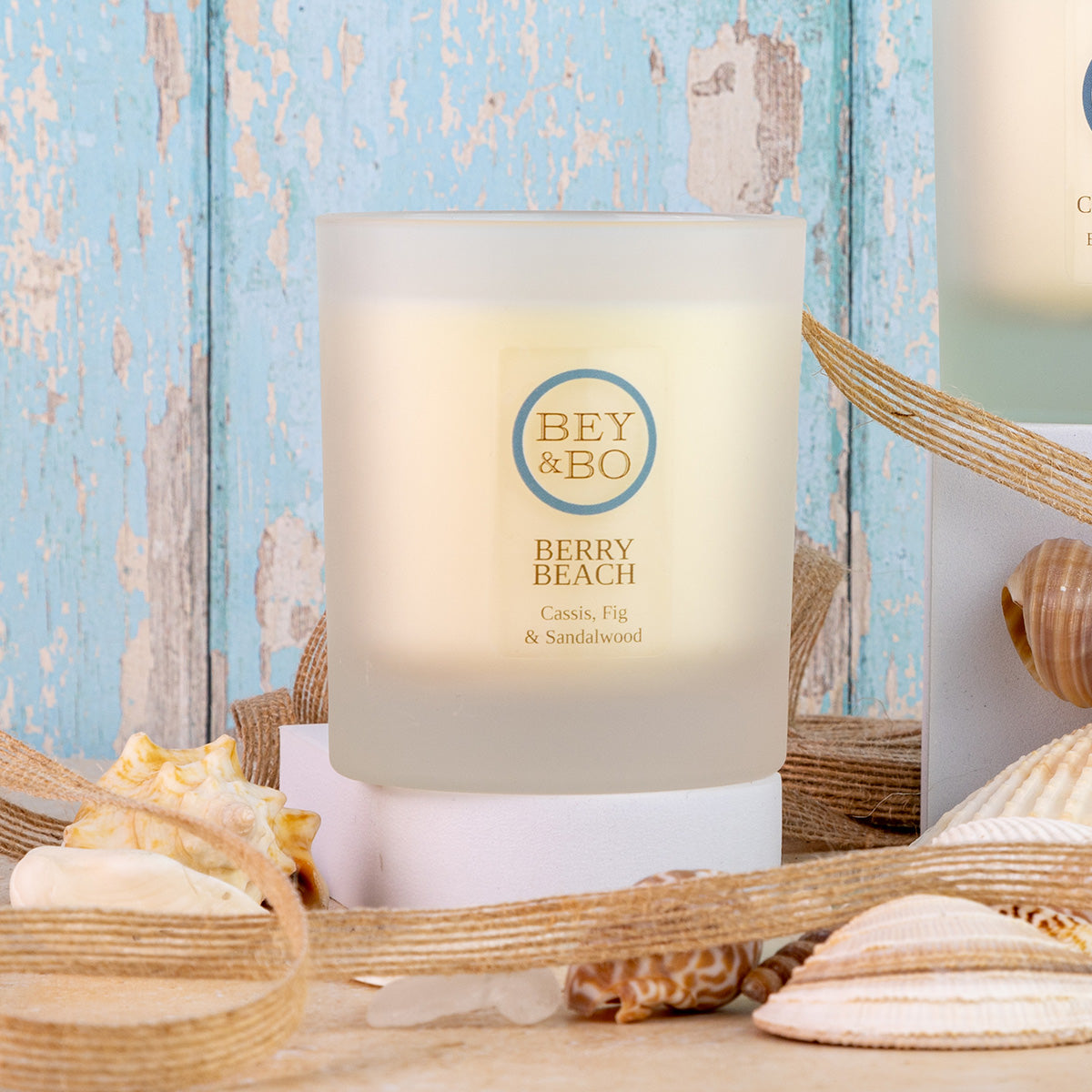 Berry Beach Natural Wax Rapeseed and Coconut Wax Candle 