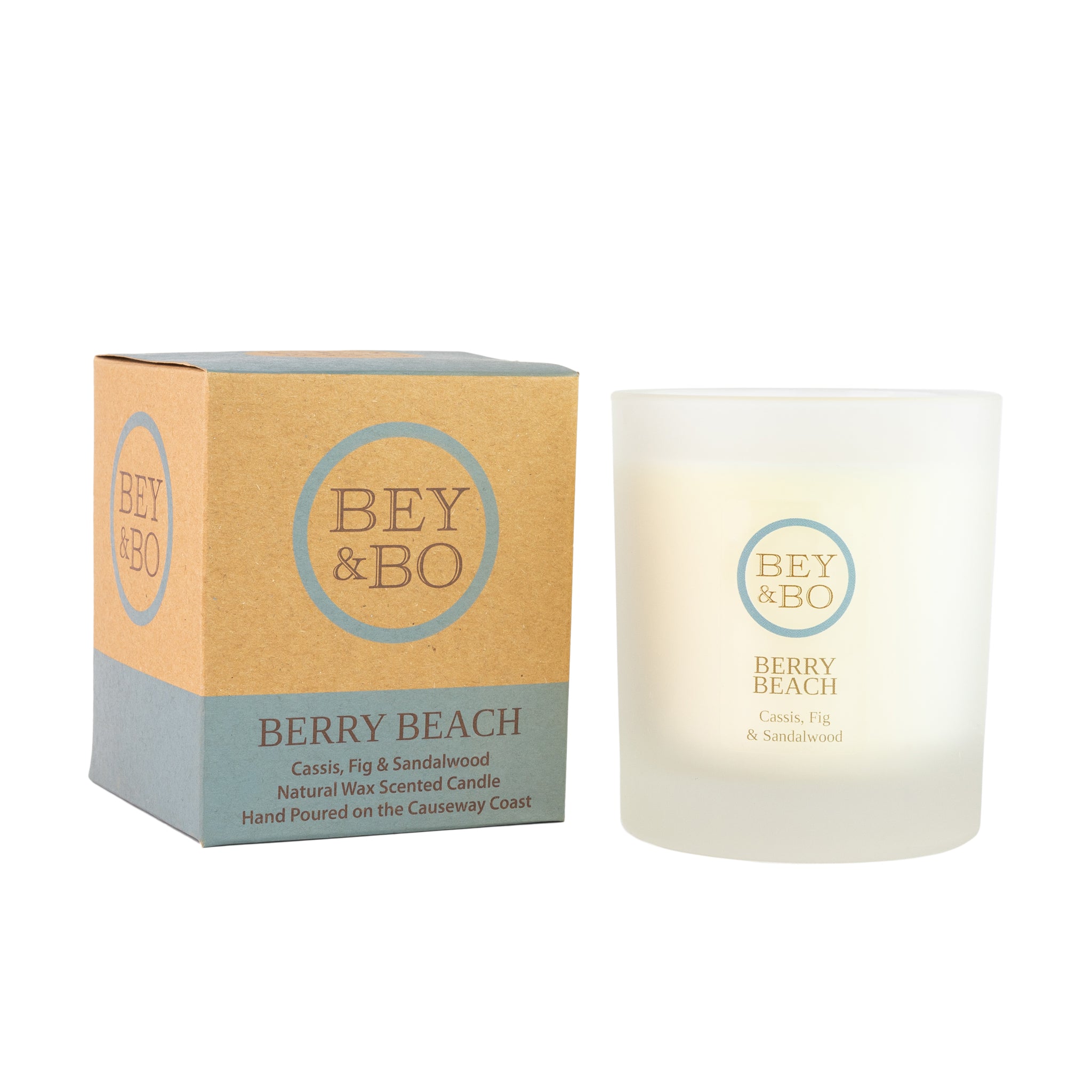 Berry Beach Natural Wax Candle